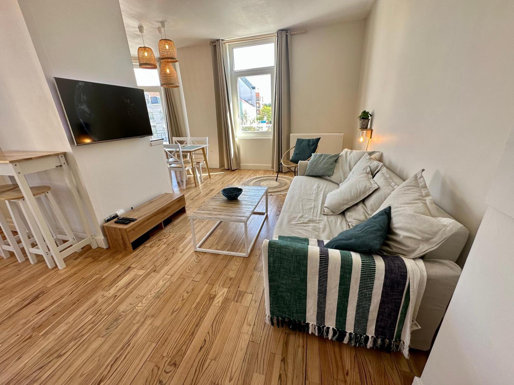 Appartement De Charme Avec Balcon - Le Grand Large Dunkirk Kültér fotó